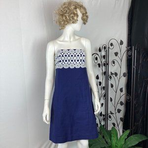 Lilly Pulitzer Strapless Bowen Dress - Size 8